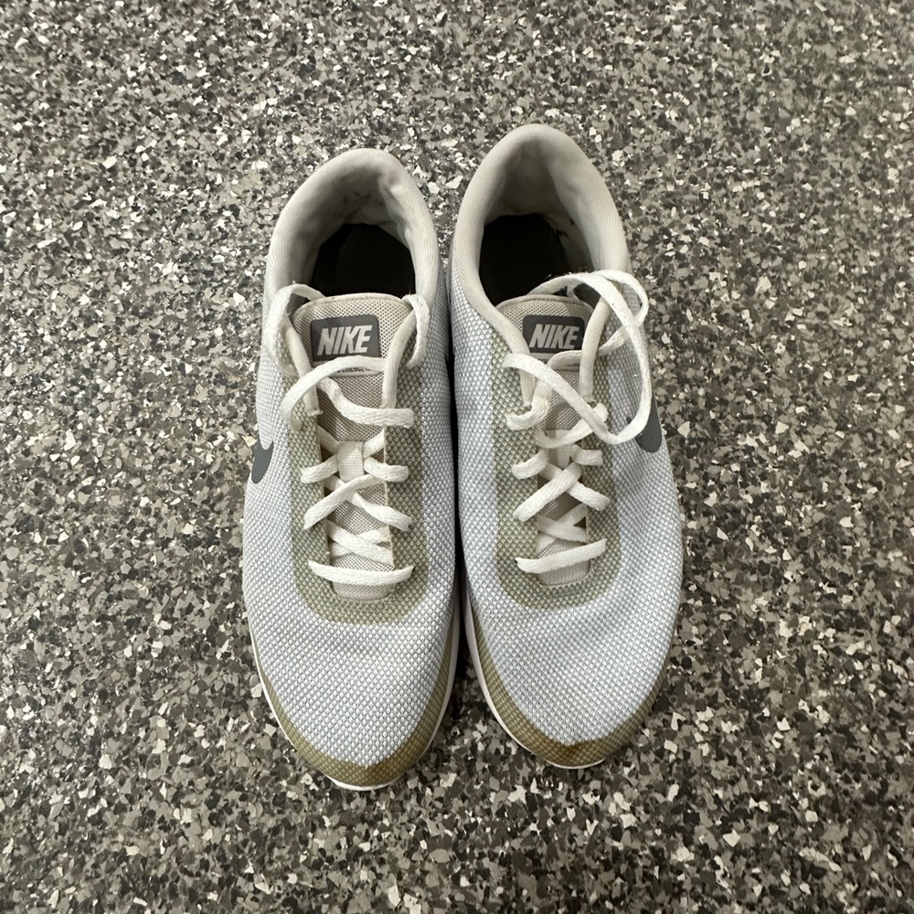 Olive green and light gray Nike sneakers size 9w